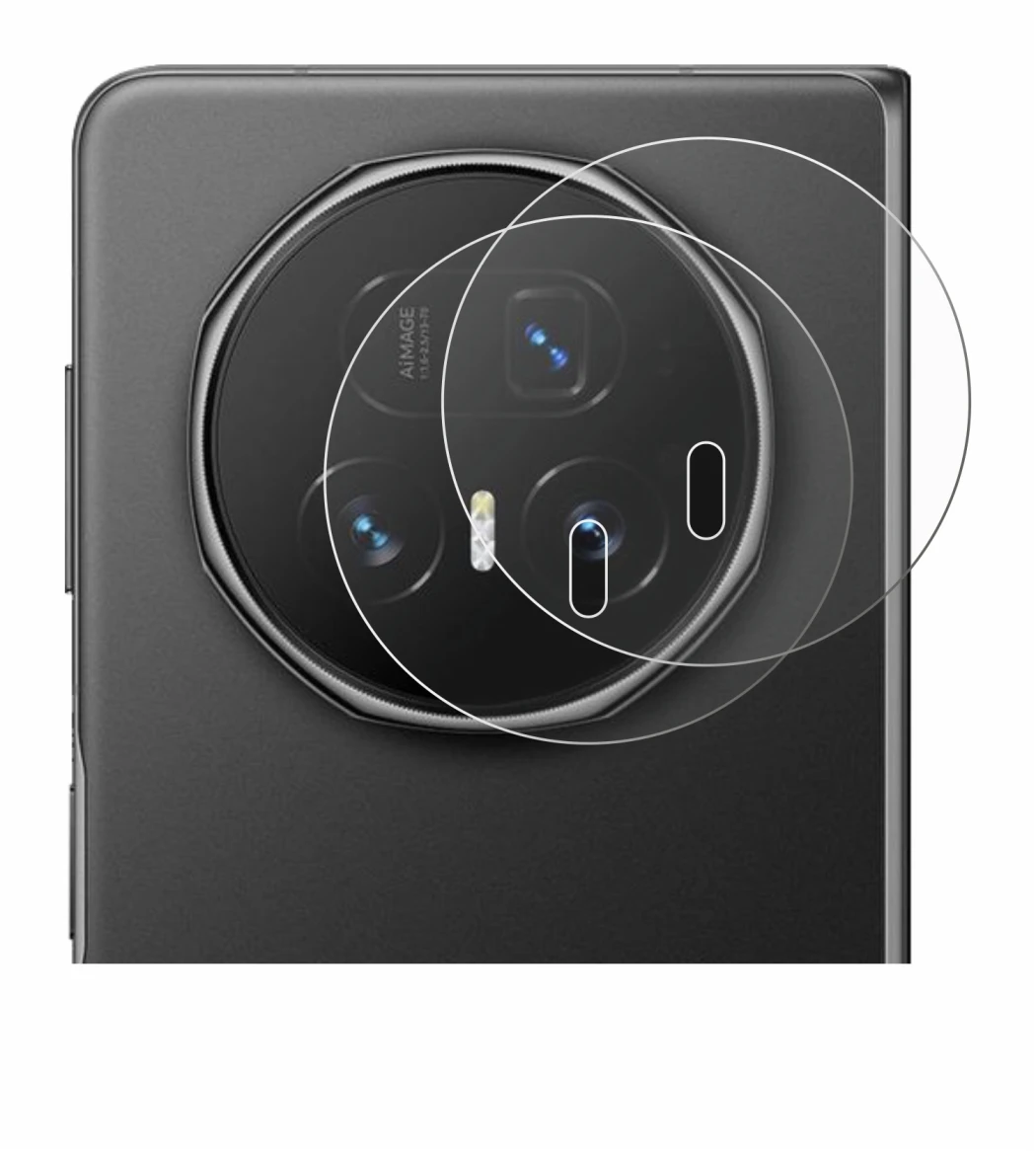 Imagen del dispositivo Honor Magic V5 (SÓLO Cámara) con una amplia variedad de protectores de pantalla.