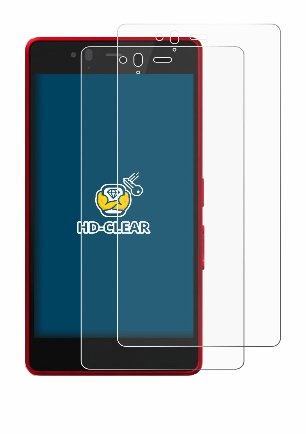 Imagen del dispositivo Fujitsu Arrows M04 con una amplia variedad de protectores de pantalla.