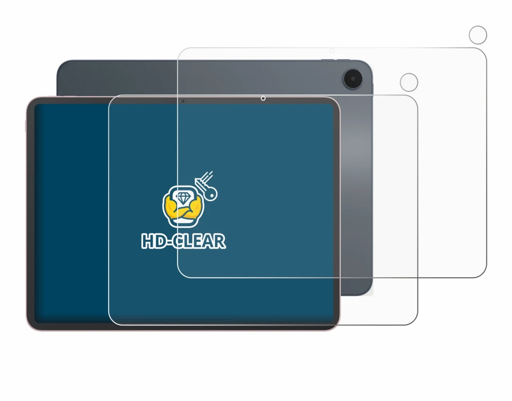 Imagen del dispositivo Oppo Pad 5 (Frontal+Cámara) con una amplia variedad de protectores de pantalla.