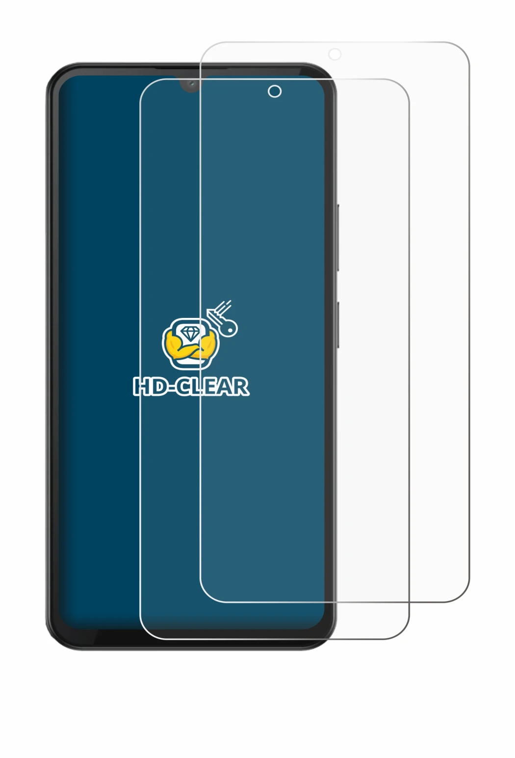 Imagen del dispositivo Doogee M30 con una amplia variedad de protectores de pantalla.