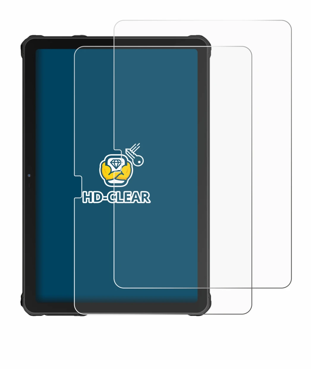 Imagen del dispositivo Oukitel RT10 con una amplia variedad de protectores de pantalla.