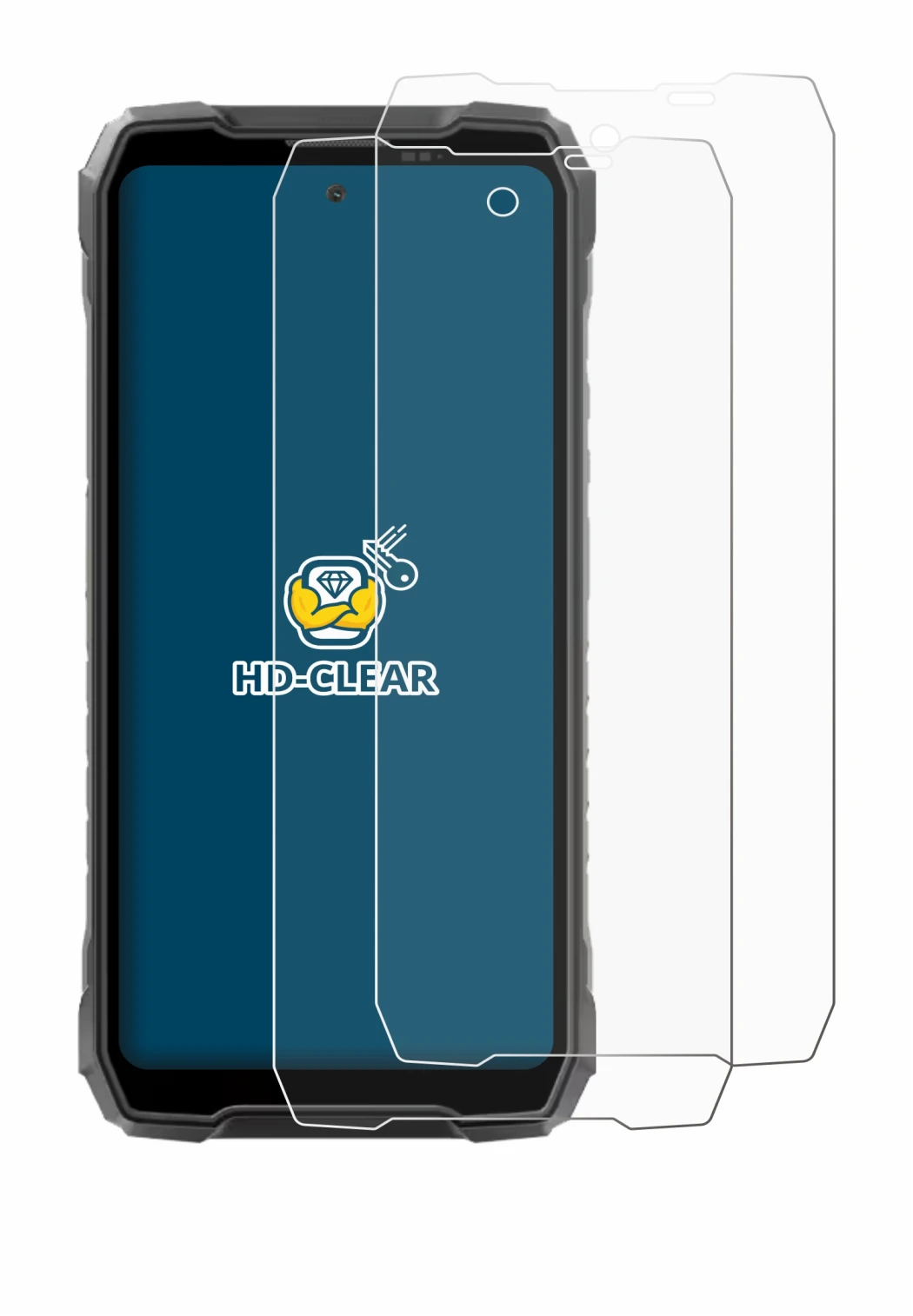 Imagen del dispositivo Blackview Rock 5 con una amplia variedad de protectores de pantalla.