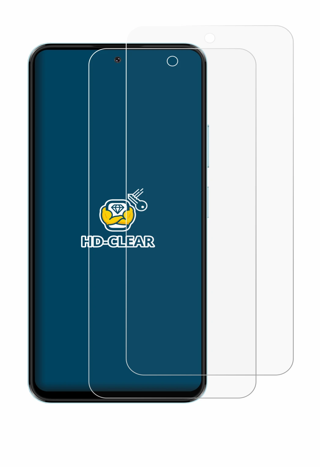 Imagen del dispositivo HMD Luma con una amplia variedad de protectores de pantalla.