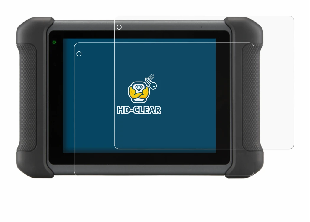 Imagen del dispositivo Autel MaxiSys MS906 con una amplia variedad de protectores de pantalla.