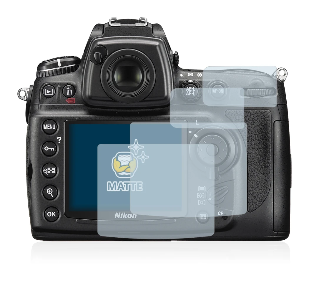Imagen del dispositivo Nikon D700 con una amplia variedad de protectores de pantalla.