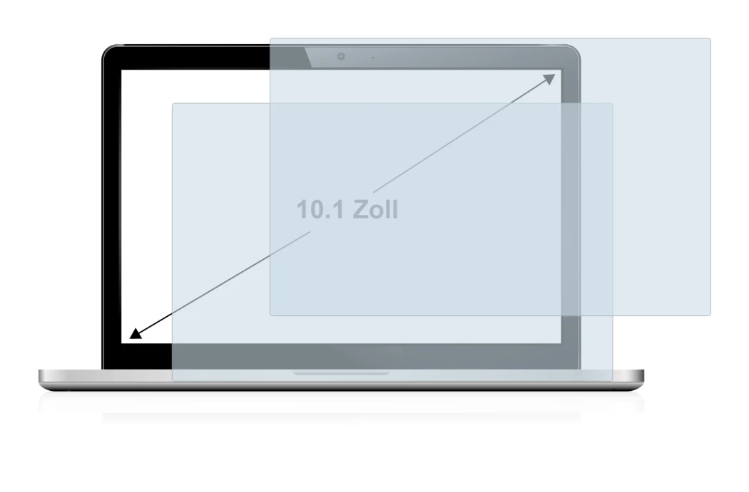 Imagen del dispositivo con una amplia variedad de protectores de pantalla.