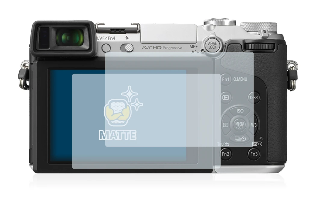 Imagen del dispositivo Panasonic Lumix DMC-GX7 con una amplia variedad de protectores de pantalla.