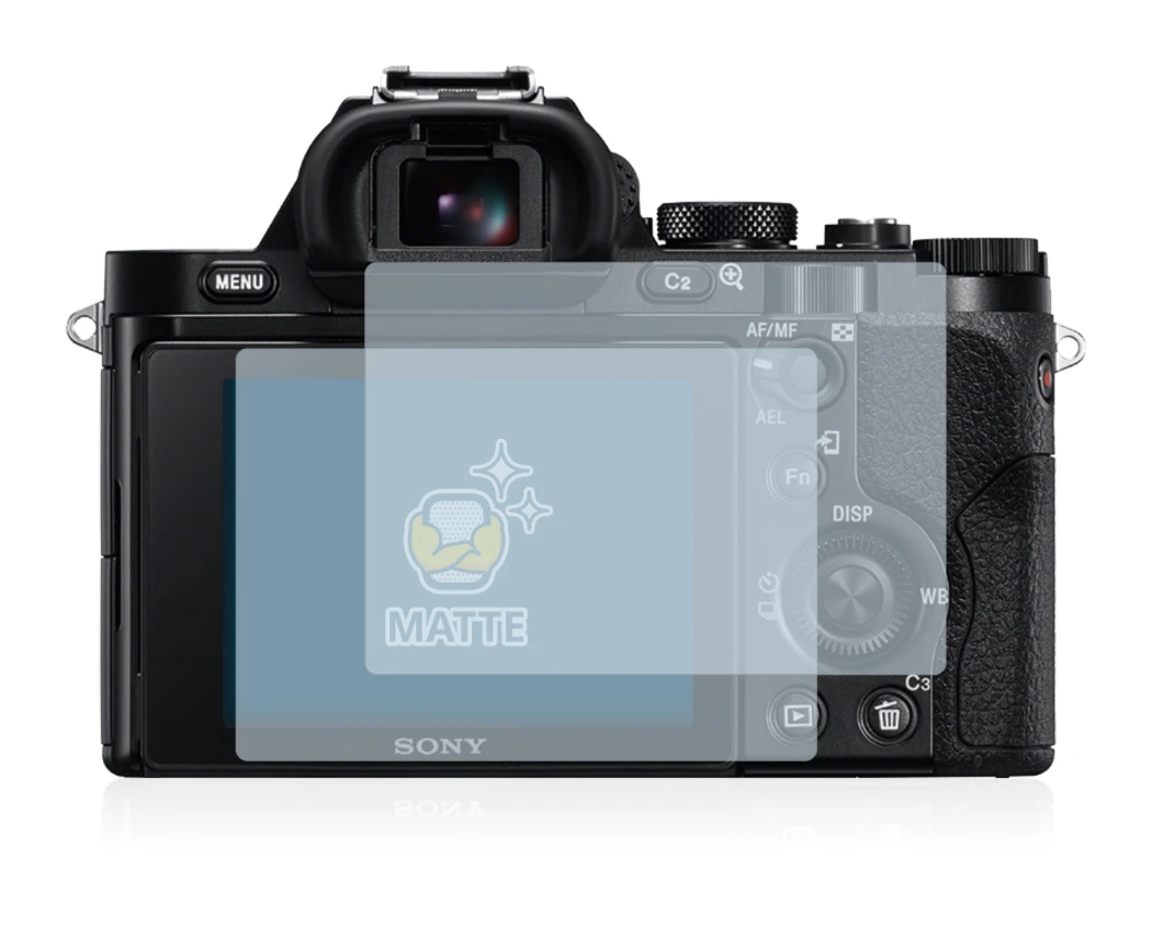 Imagen del dispositivo Sony Alpha 7 (ILCE-7) con una amplia variedad de protectores de pantalla.