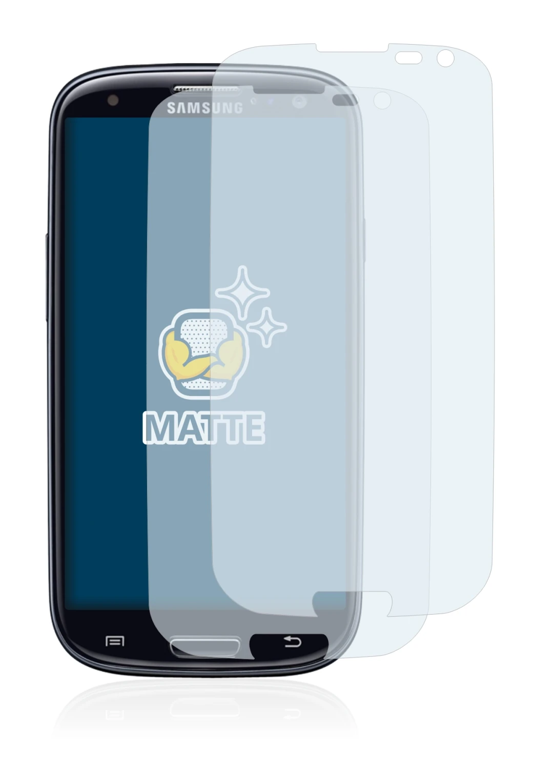 Imagen del dispositivo Samsung Galaxy S3 Neo I9300I con una amplia variedad de protectores de pantalla.