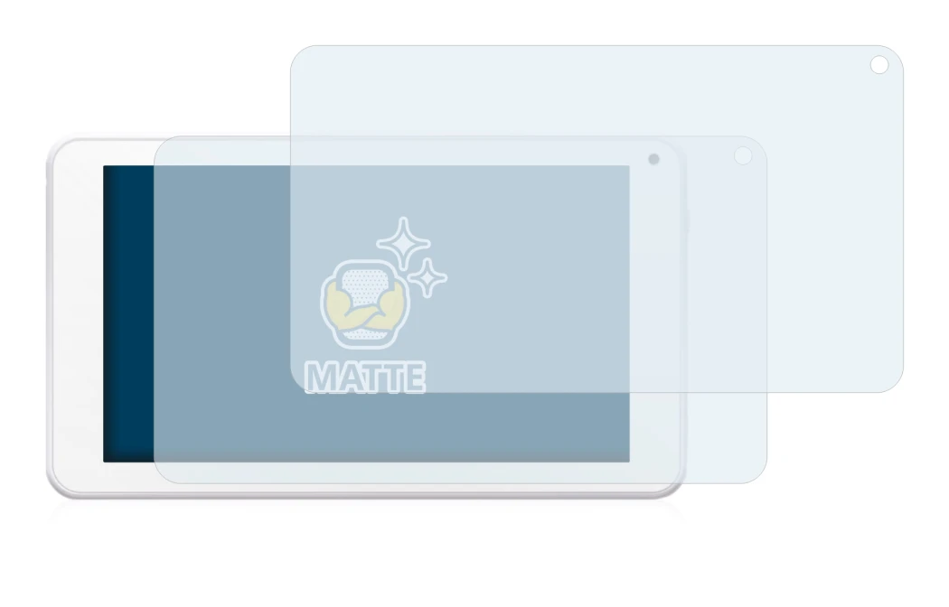 Imagen del dispositivo BigBen Unity Tab 7 con una amplia variedad de protectores de pantalla.