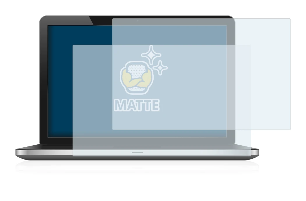 Imagen del dispositivo con una amplia variedad de protectores de pantalla.