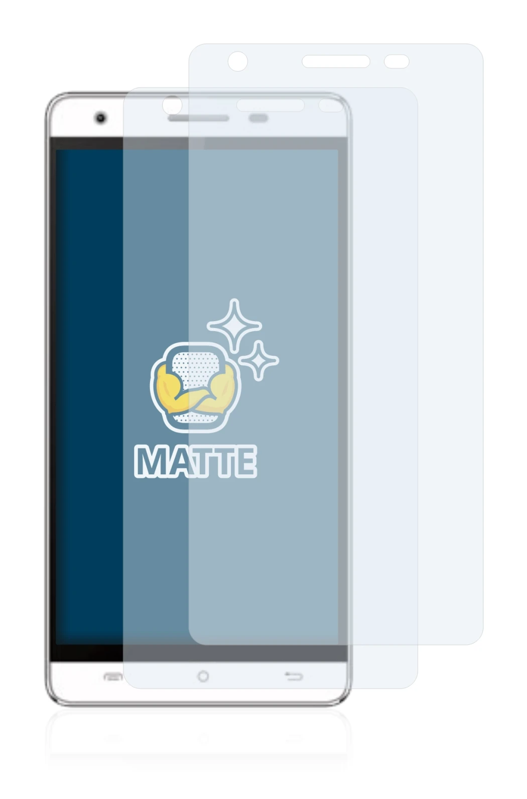 Imagen del dispositivo Cubot H2 con una amplia variedad de protectores de pantalla.