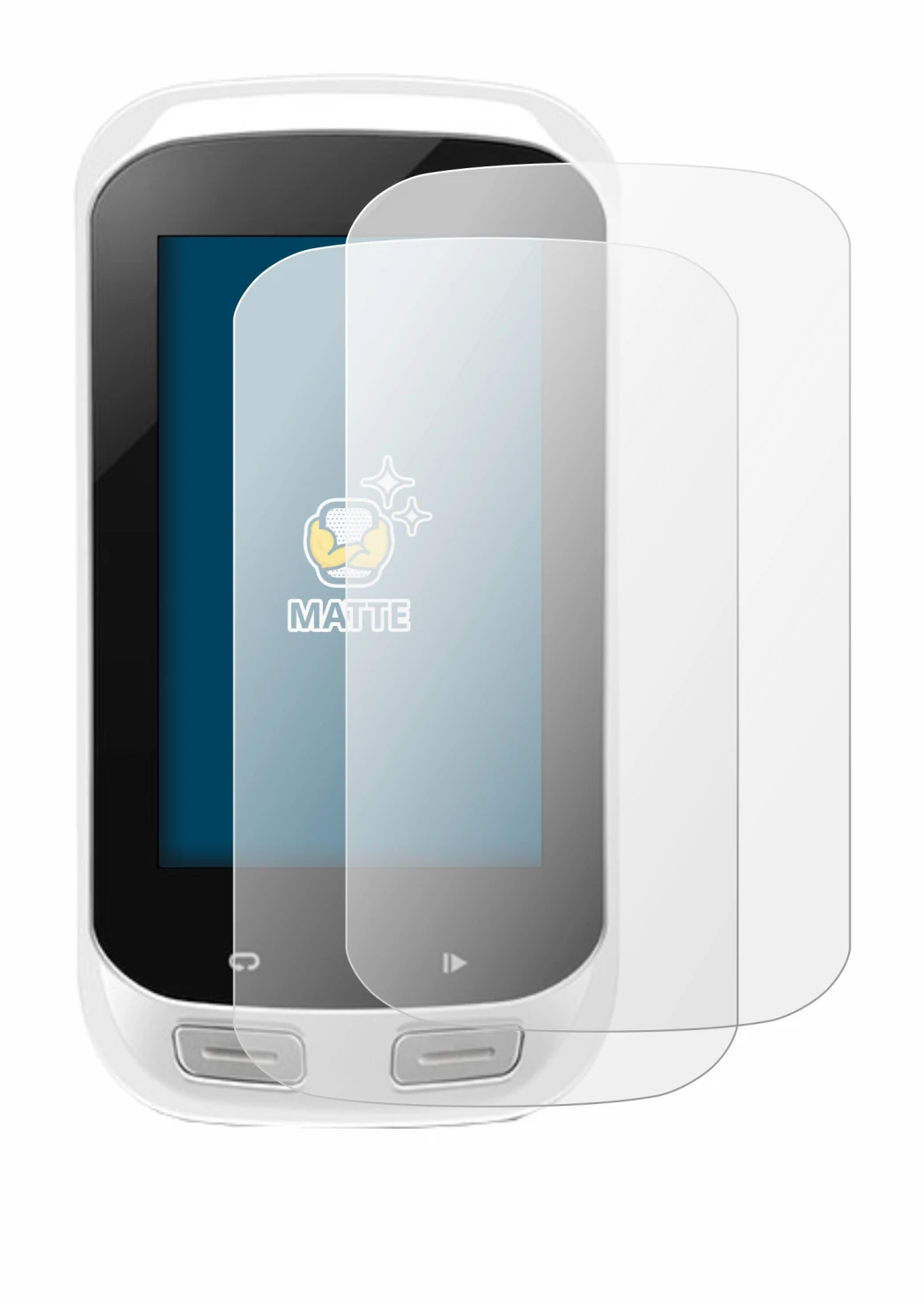 Imagen del dispositivo Garmin Edge Explore 1000 con una amplia variedad de protectores de pantalla.
