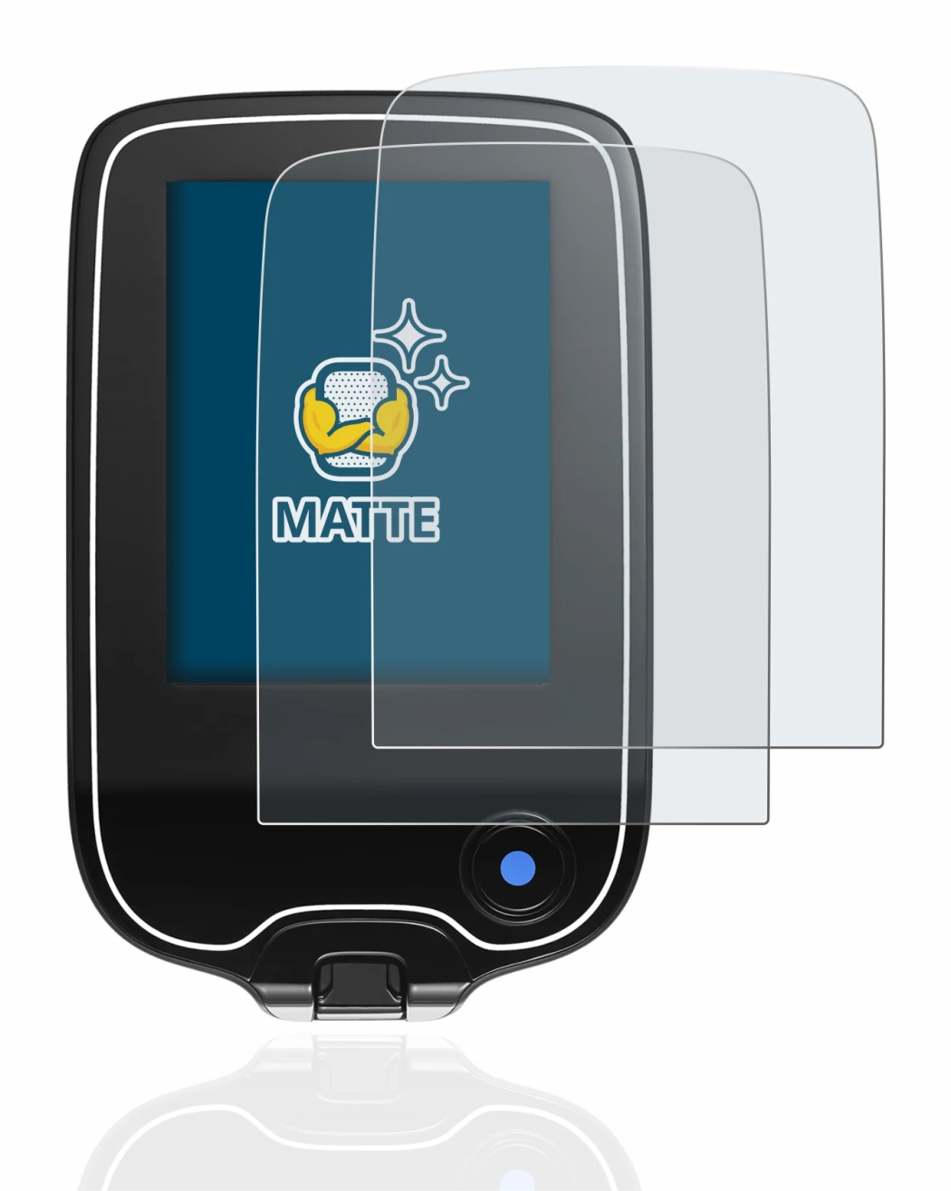 Imagen del dispositivo Freestyle Libre con una amplia variedad de protectores de pantalla.