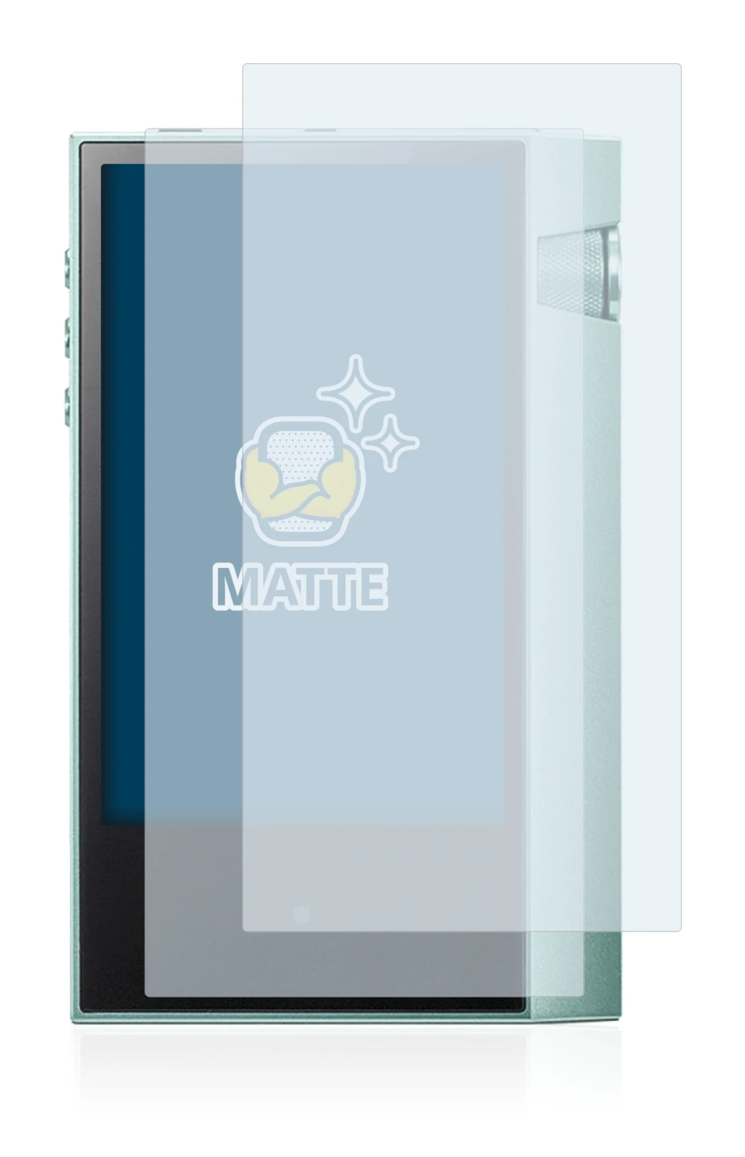 Imagen del dispositivo Astell&Kern AK70 con una amplia variedad de protectores de pantalla.