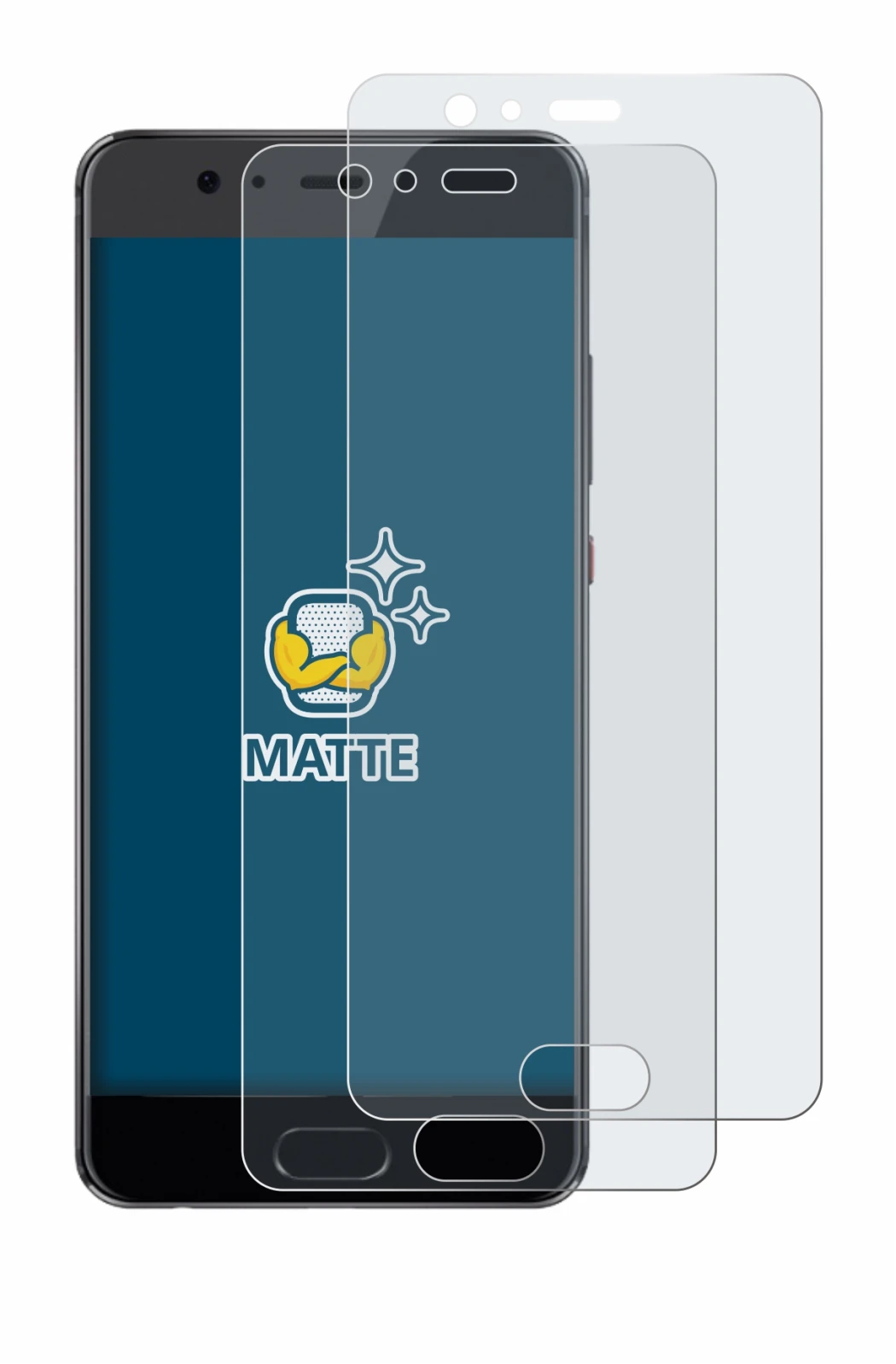 Imagen del dispositivo Huawei P10 Plus con una amplia variedad de protectores de pantalla.