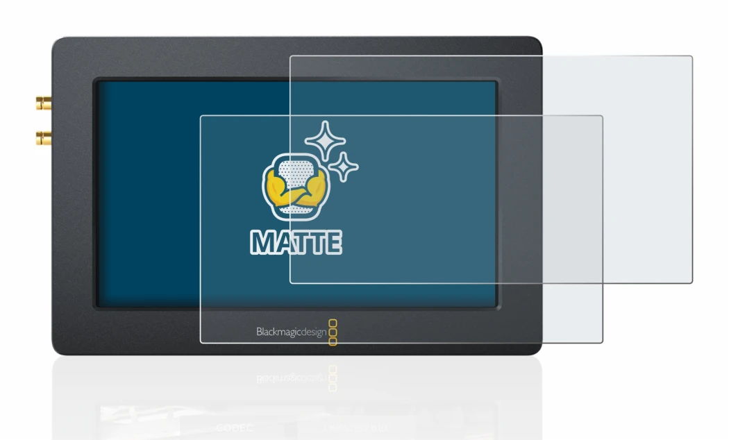 Imagen del dispositivo Blackmagic Design Video Assist (5.0) con una amplia variedad de protectores de pantalla.