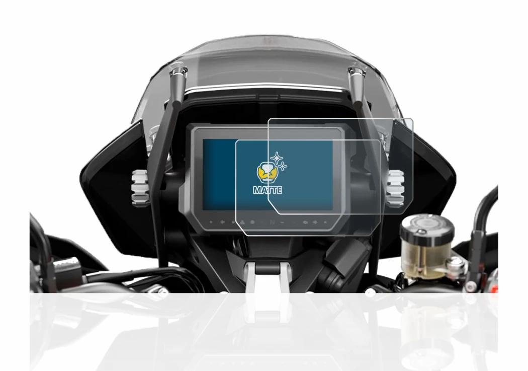 Imagen del dispositivo KTM 1290 Super Adventure S 2017 Pantalla del velocímetro con una amplia variedad de protectores de pant