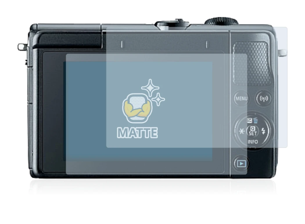 Imagen del dispositivo Canon EOS M100 con una amplia variedad de protectores de pantalla.