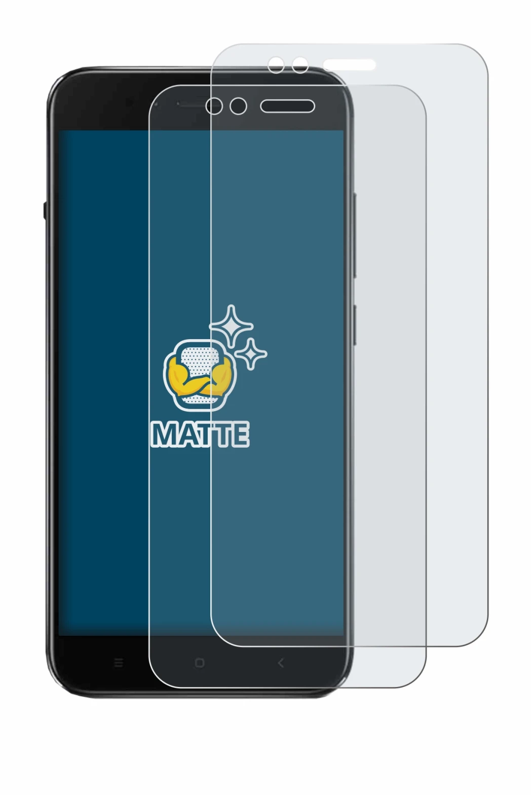 Imagen del dispositivo Xiaomi Mi A1 con una amplia variedad de protectores de pantalla.