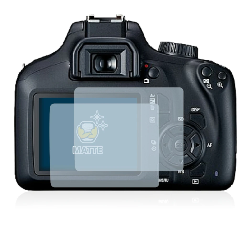 Imagen del dispositivo Canon EOS 4000D con una amplia variedad de protectores de pantalla.
