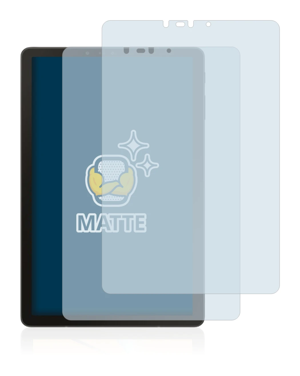 Imagen del dispositivo Samsung Galaxy Tab S4 10.5 con una amplia variedad de protectores de pantalla.