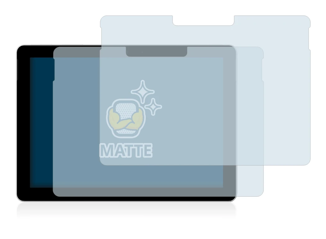 Imagen del dispositivo Microsoft Surface Go (1a Gen.) con una amplia variedad de protectores de pantalla.