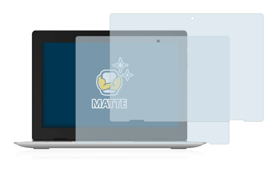 Imagen del dispositivo Lenovo IdeaPad D330 con una amplia variedad de protectores de pantalla.