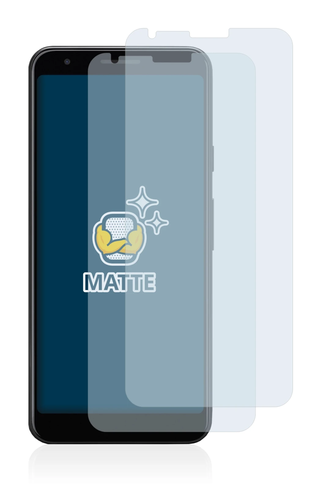 Imagen del dispositivo Google Pixel 3a XL con una amplia variedad de protectores de pantalla.