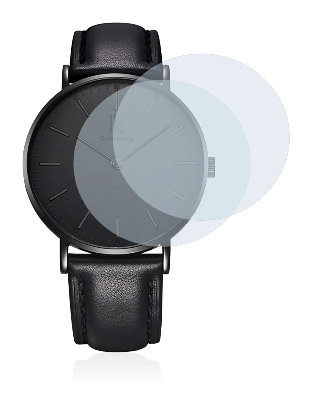 Imagen del dispositivo Alienwork IK Reloj (36 mm) con una amplia variedad de protectores de pantalla.