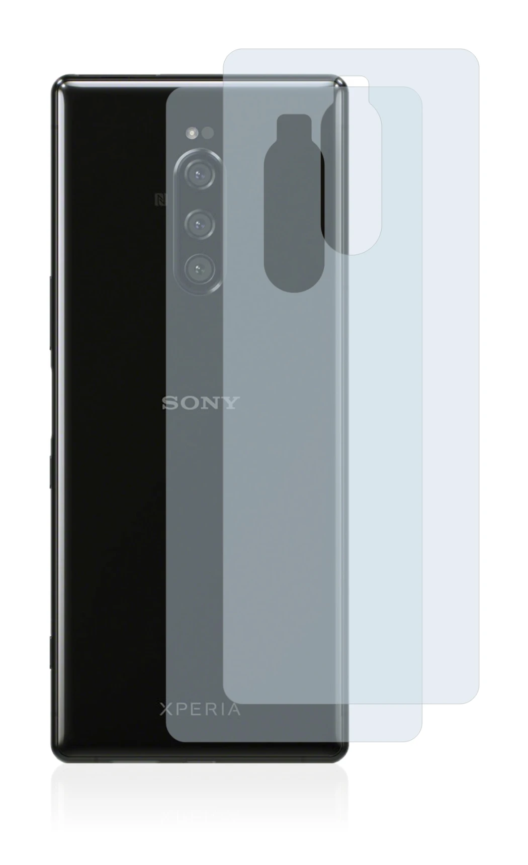 Imagen del dispositivo Sony Xperia 1 (Trasero) con una amplia variedad de protectores de pantalla.
