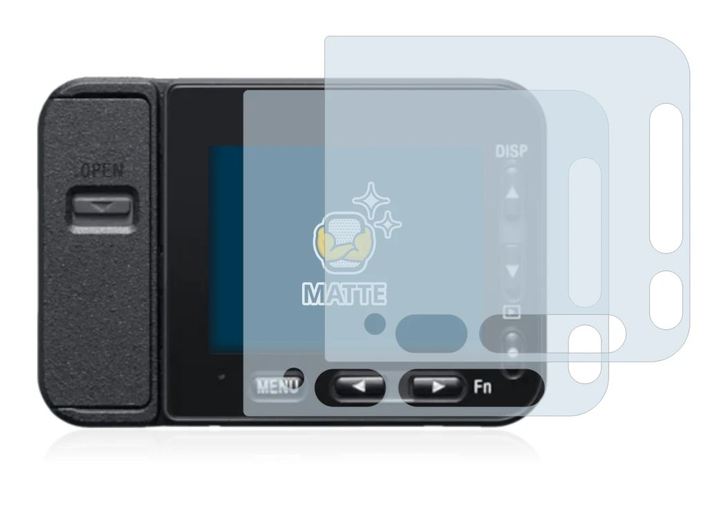 Imagen del dispositivo Sony DSC-RX0M2 (RX0 II) con una amplia variedad de protectores de pantalla.