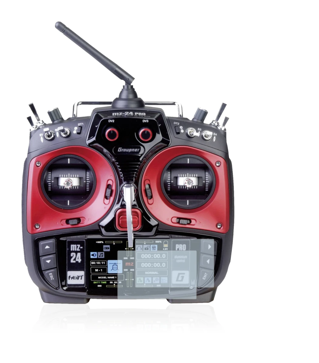 Imagen del dispositivo Graupner mz-24 Pro con una amplia variedad de protectores de pantalla.