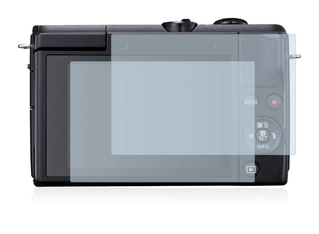 Imagen del dispositivo Canon EOS M200 con una amplia variedad de protectores de pantalla.