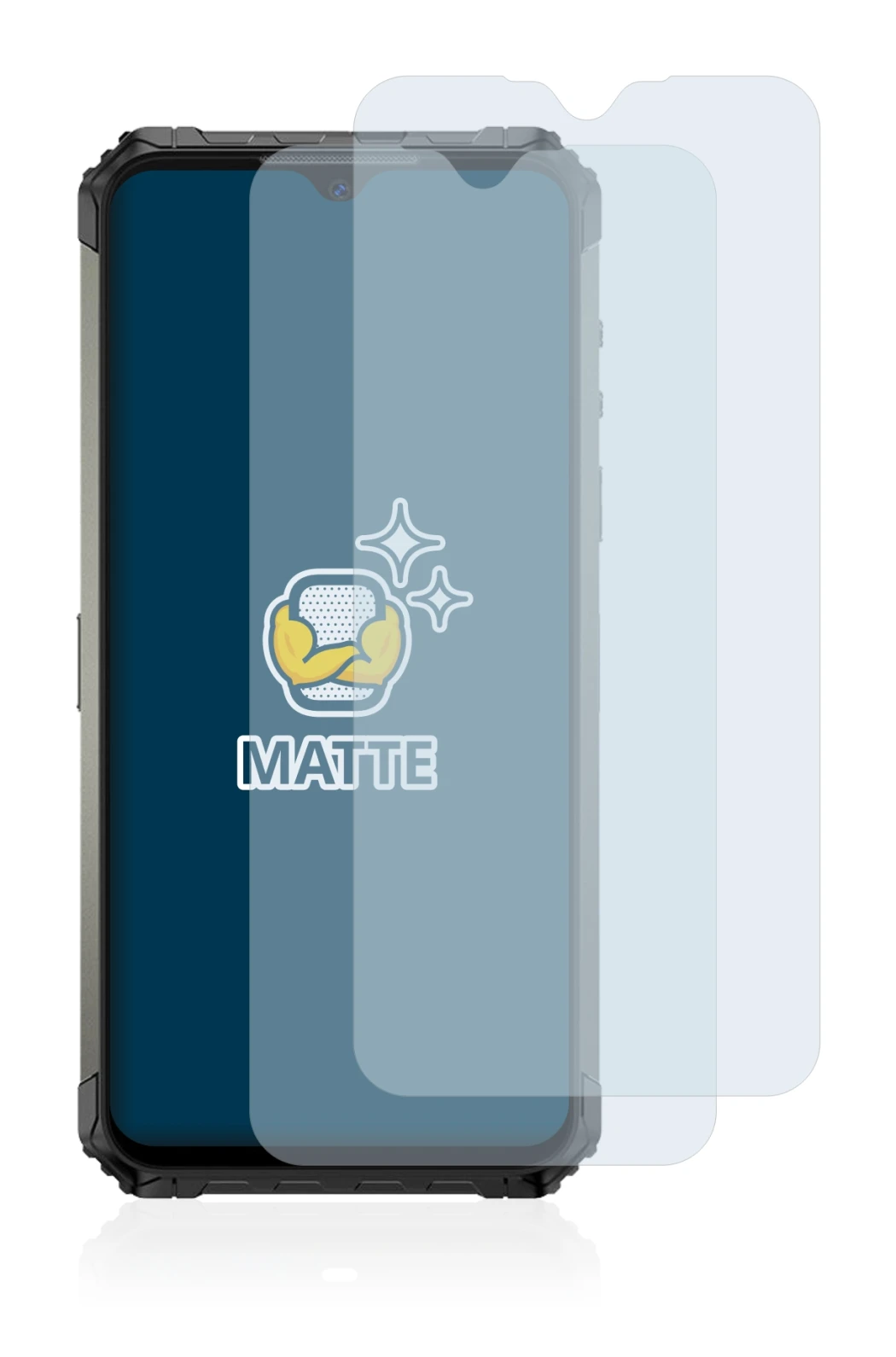 Imagen del dispositivo Ulefone Armor 7 con una amplia variedad de protectores de pantalla.