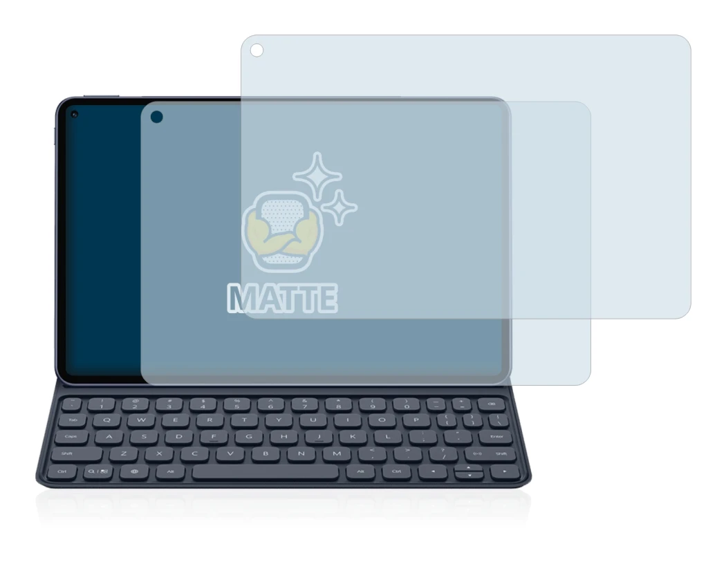 Imagen del dispositivo Huawei MatePad Pro (2019) con una amplia variedad de protectores de pantalla.
