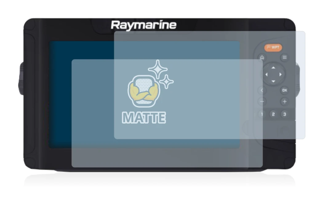 Imagen del dispositivo Raymarine Element 9 HV con una amplia variedad de protectores de pantalla.
