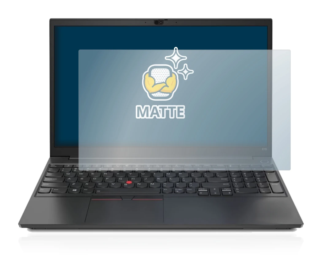 Imagen del dispositivo Lenovo ThinkPad E15 con una amplia variedad de protectores de pantalla.