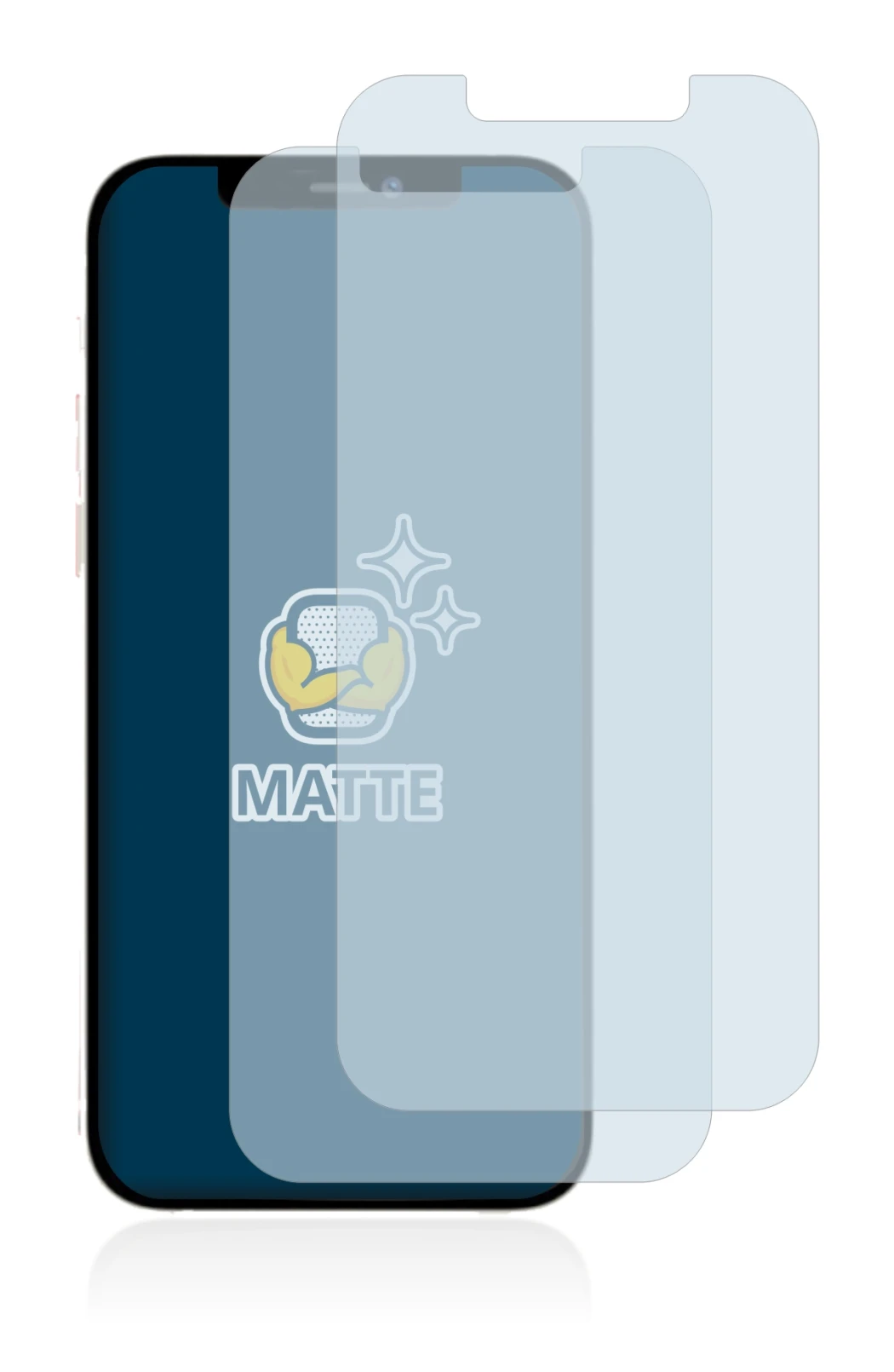 Imagen del dispositivo Apple iPhone 12 Pro Max con una amplia variedad de protectores de pantalla.