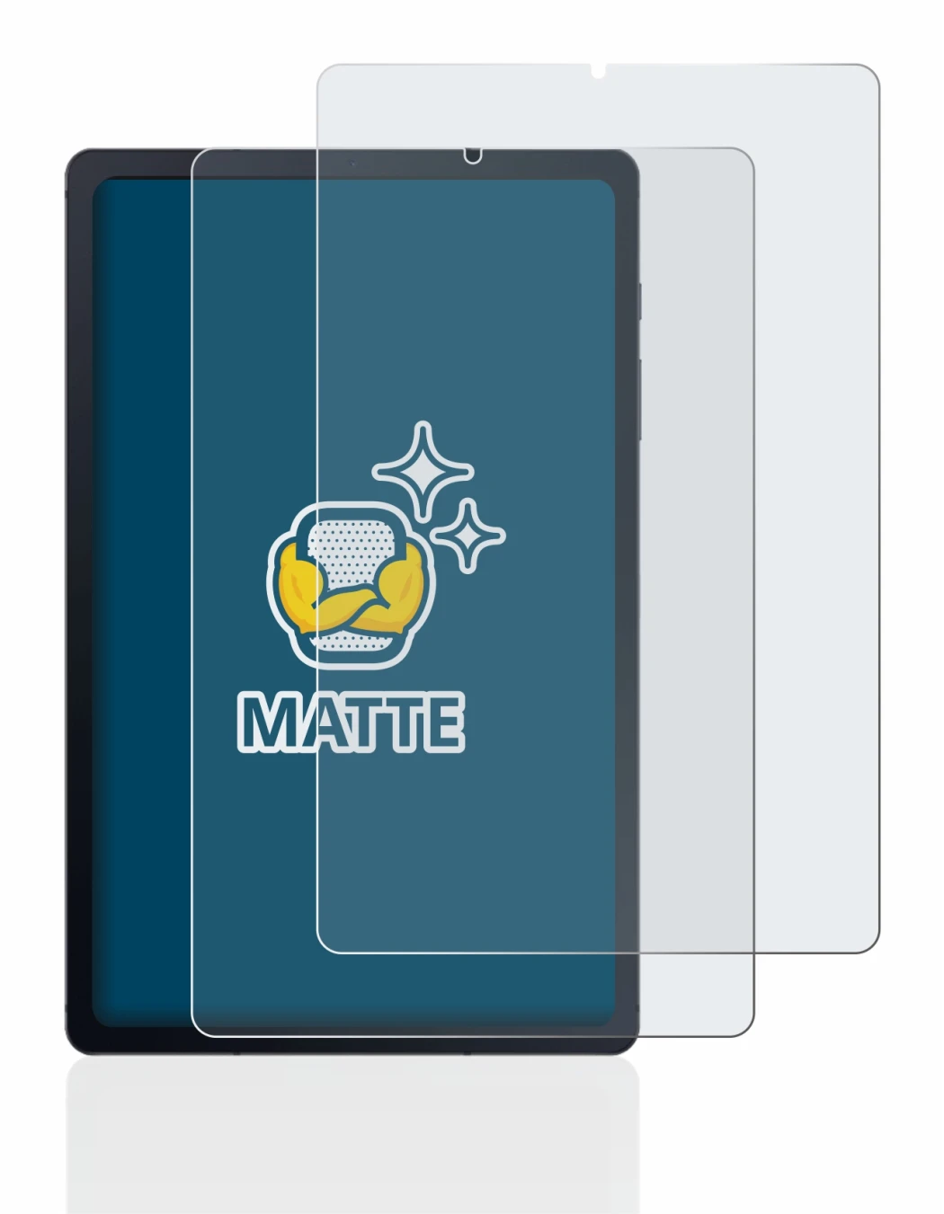 Imagen del dispositivo Samsung Galaxy Tab S6 Lite LTE 2020 con una amplia variedad de protectores de pantalla.