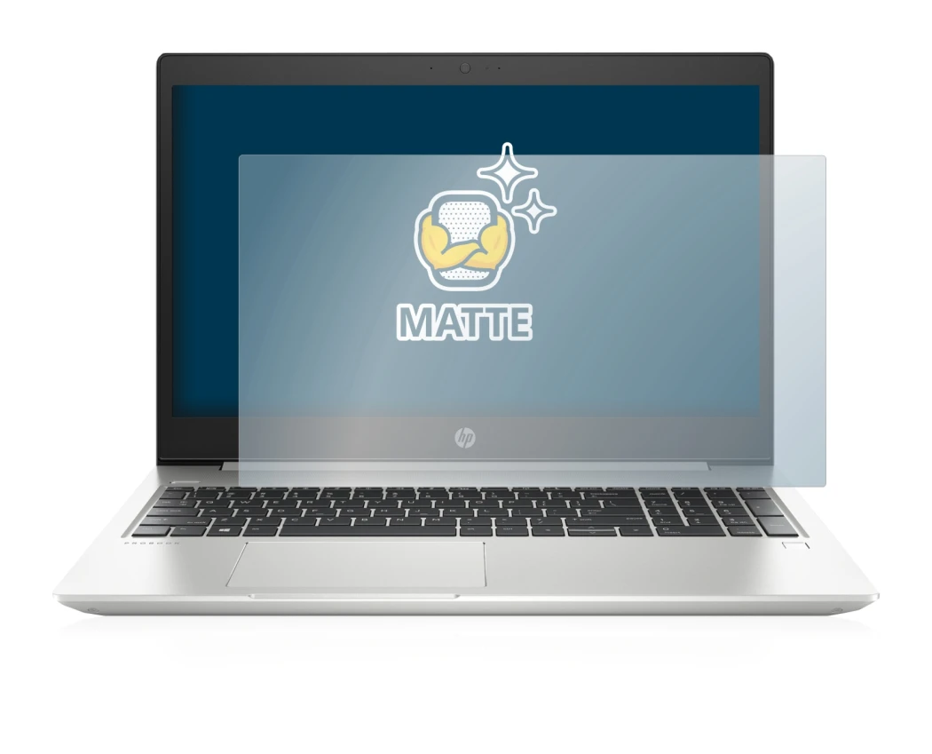 Imagen del dispositivo HP ProBook 450 G6 con una amplia variedad de protectores de pantalla.