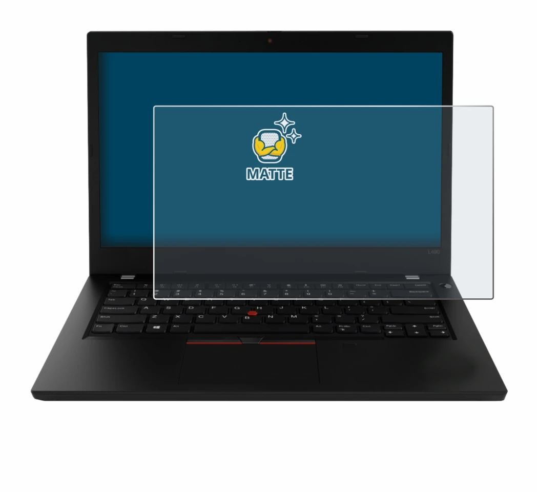 Imagen del dispositivo Lenovo ThinkPad L490 con una amplia variedad de protectores de pantalla.