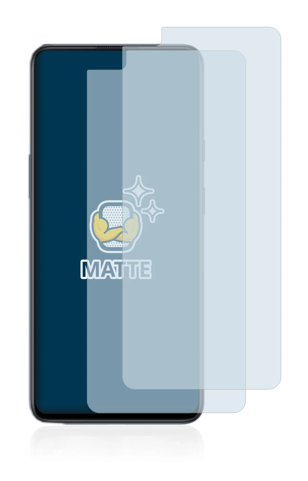 Imagen del dispositivo OnePlus Nord con una amplia variedad de protectores de pantalla.