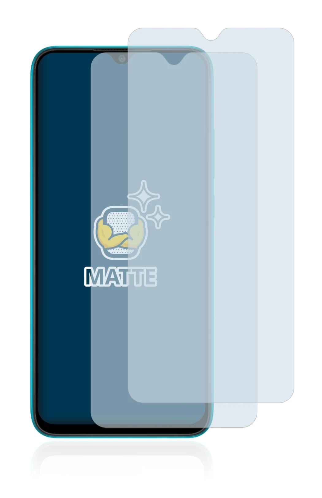 Imagen del dispositivo Xiaomi Redmi 9A con una amplia variedad de protectores de pantalla.