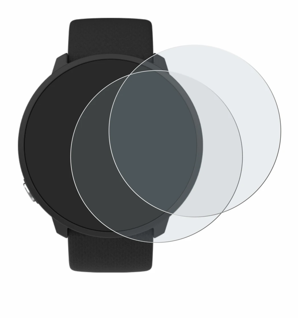 Imagen del dispositivo Polar Unite con una amplia variedad de protectores de pantalla.
