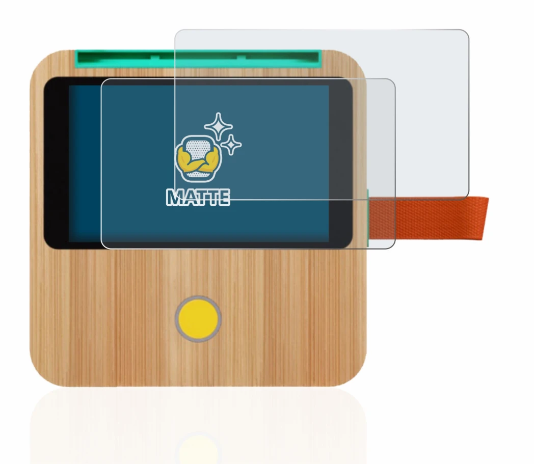 Imagen del dispositivo tigerbox Touch con una amplia variedad de protectores de pantalla.