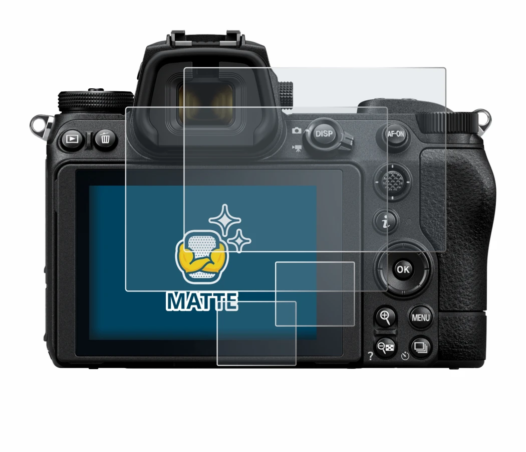 Imagen del dispositivo Nikon Z 6 II con una amplia variedad de protectores de pantalla.