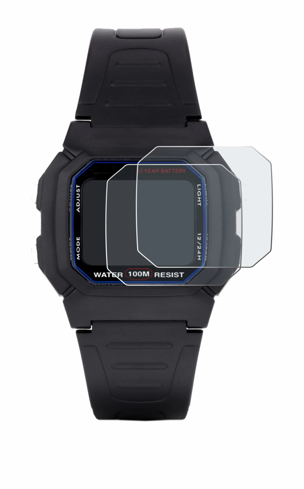 Imagen del dispositivo Casio W-800H-1AVES con una amplia variedad de protectores de pantalla.