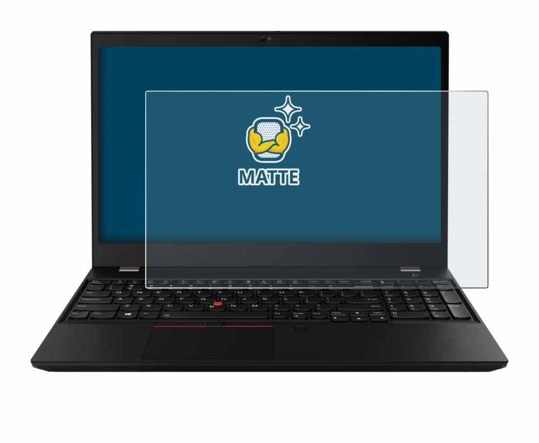 Imagen del dispositivo Lenovo ThinkPad T15 con una amplia variedad de protectores de pantalla.