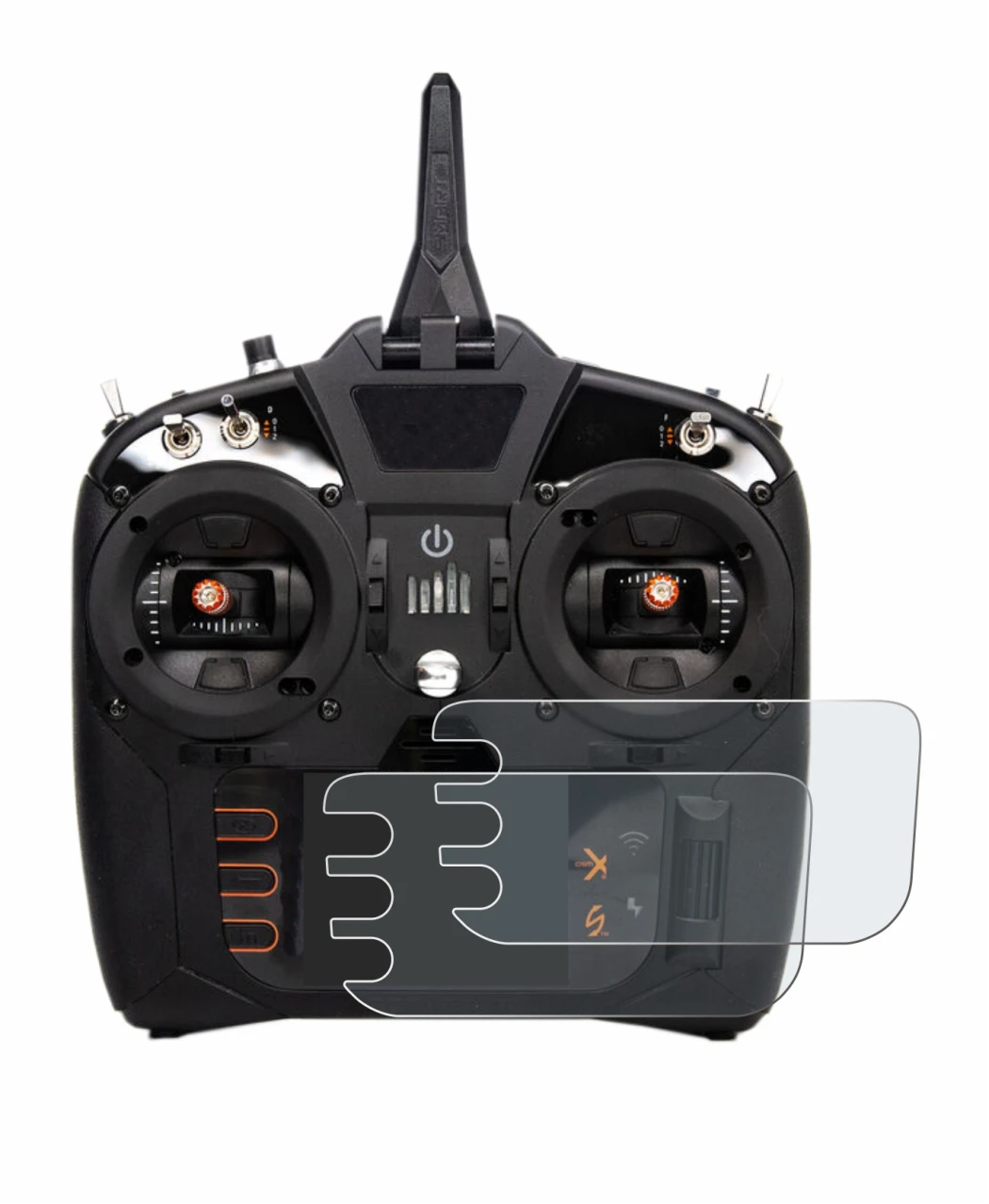 Imagen del dispositivo Spektrum NX8 con una amplia variedad de protectores de pantalla.